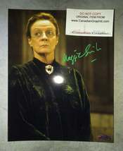 Maggie Smith Hand Signed Autograph 8x10 Photo COA Harry Potter - £220.50 GBP