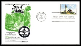 1970 MAINE FDC Cover- State of Maine Sesquicentennial, Portland L6 - $2.96