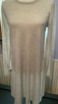 Loft Lady&#39;s Sweater Dress Small Gray Long Sleeve New - £28.41 GBP