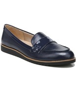 Life Stride Womens 7 W Navy Blue Faux Patent Leather Athena Slip On Flat... - $40.32 CAD