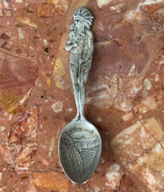 Niagara Falls Indian Chief Sterling Silver Souvenir Spoon - £78.34 GBP