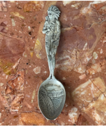 Niagara Falls Indian Chief Sterling Silver Souvenir Spoon - £77.07 GBP