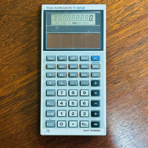 Vintage Texas Instruments TI-30 SLR Solar Powered Calculator Made In Japan - £10.15 GBP