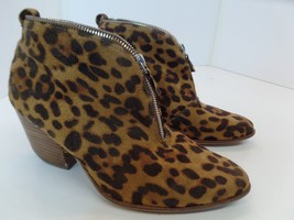 Designs From Beast Fashion Animal Print Shootie Bootie Block Heel Sz 9 S... - £27.10 GBP