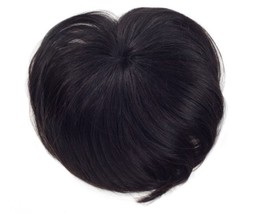 IT&#39;S A WIG 100% REMI HUMAN HAIR TOP PIECE CLIP ON CROWN  BANG WIGLET - $19.99+