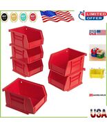 Multi-Purpose Stackable Plastic Bins - 10 lbs Capacity, Ideal for Home &amp;... - $738.34 MXN
