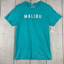 Malibu California Surf Fruit of the Bloom Medium Aqua Tshirt New Men - €8,56 EUR