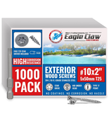 #10 x 2" 304 Stainless Steel Deck Screws – T25 Star Drive, Flat Head – 1... - $220.66