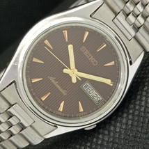 Genuine Vintage Seiko Automatic 7009A Japan Mens D/D Brown Watch 608c-a315442-6 - £32.42 GBP