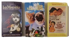 New VHS Bundle - Fathers Little Dividend - Milo and Otis - Les Miserables - £9.52 GBP