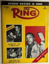 THE RING vintage boxing magazine September 1955 - £11.83 GBP