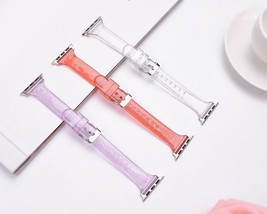 Slim Glitter Strap for Apple Watch Band for all Series 38mm 40mm 42mm 44mm - £17.25 GBP