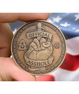 Official Asshole Challenge Joke Coin Color Bronze - €19,69 EUR