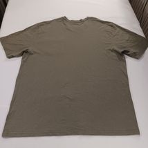 Carhartt K87 OLV Loose Fit Men's Olive Heavyweight Short-Sleeve T-Shirt 2XL Tall image 2