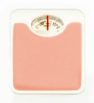 Dollhouse Miniature - Pink Bathroom Scale - 1:12 Scale - $8.99