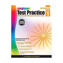 Spectrum Test Practice, Grade 1: With Free Online Resources for each U.S. State  - $19.00