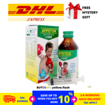 2 Box X Appeton Lysin Multivitamin Syrup 120ml For HealthyGrowth Better Appetite - $52.51