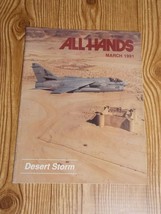 ALL HANDS MAGAZINE -DESERT STORM March 1991 - $4.99
