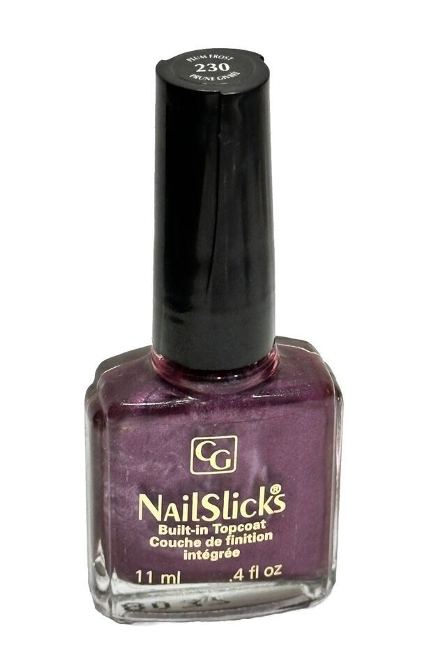 Covergirl CG NailSlicks Built-In Top Coat Nail Polish 230 Plum Frost 0.4 oz - $10.23