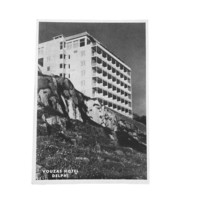 Vouzas Hotel Delphi Postcard Vintage Class A Hotel Unused - £9.48 GBP