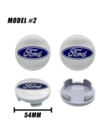 4x BLACK FORD CENTRE CAPS 54MM ALLOY WHEEL FITS MOST MODELS FOCUS FIESTA... - $24.99