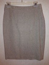 Ann Taylor Size 4 Linen Blend Lined skirt 28&quot; Waist x 22-23&quot; Length EUC - $11.76