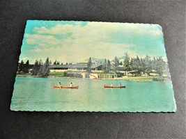Jasper Park Lodge, Alberta, Canada  - 1968 Postmarked Postcard. - £6.84 GBP