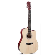 KIT 53pcs 38&quot; Wood Handmade Popular Acoustic Guitar Beginners/Teach/Free Lessons - £308.84 GBP