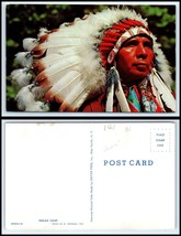 NATIVE AMERICAN INDIAN Postcard - Chief F16 - $2.96