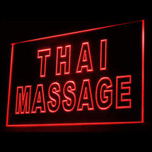 160062B Thai Massage Nerve  Relax Relieve tension Pressure Mental LED Light Sign - £17.57 GBP