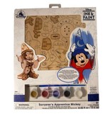 Disney Ink &amp; Paint Sorcerer Mickey Mouse 3D Wood Model and Paint Set - $38.67