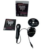 (Lot) Microphone + Guitar Hero 5 Sony PlayStation 3 PS3 2009 Complete Te... - $38.73 CAD