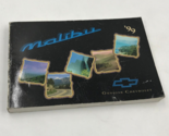 1999 Chevrolet Malibu Owners Manual Handbook OEM K03B30008 - $22.27