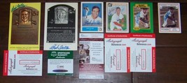 Lot of 16 Bob Feller Signed Autographed Baseball Photos Artvue Cards JSA... - £173.30 GBP