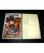 2 1940&#39;s PAN AMERICAN WORLD AIRWAYS POSTCARDS Plane Airline Tourist Couple - £7.46 GBP
