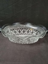Imperial Cape Cod Large Oval ruffled Console Bowl 11.75&quot; x 8&quot; x 3.75&quot; deep - £89.44 GBP