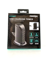 PowerXcel 5 Port USB Charging Tower Charge 5 Devices At One Time Rapid C... - $18.85 CAD