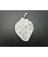 Vintage Costume Jewelry, Silver Tone Strawberry, Sarah Coventry, Summer,... - $17.41 CAD