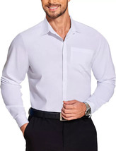 Coofandy Men&#39;s Long Sleeve Muscle Fit Dress Shirts Xxl - £37.54 GBP