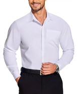 COOFANDY Men&#39;s Long Sleeve Muscle Fit Dress Shirts XXL - $64.12 CAD