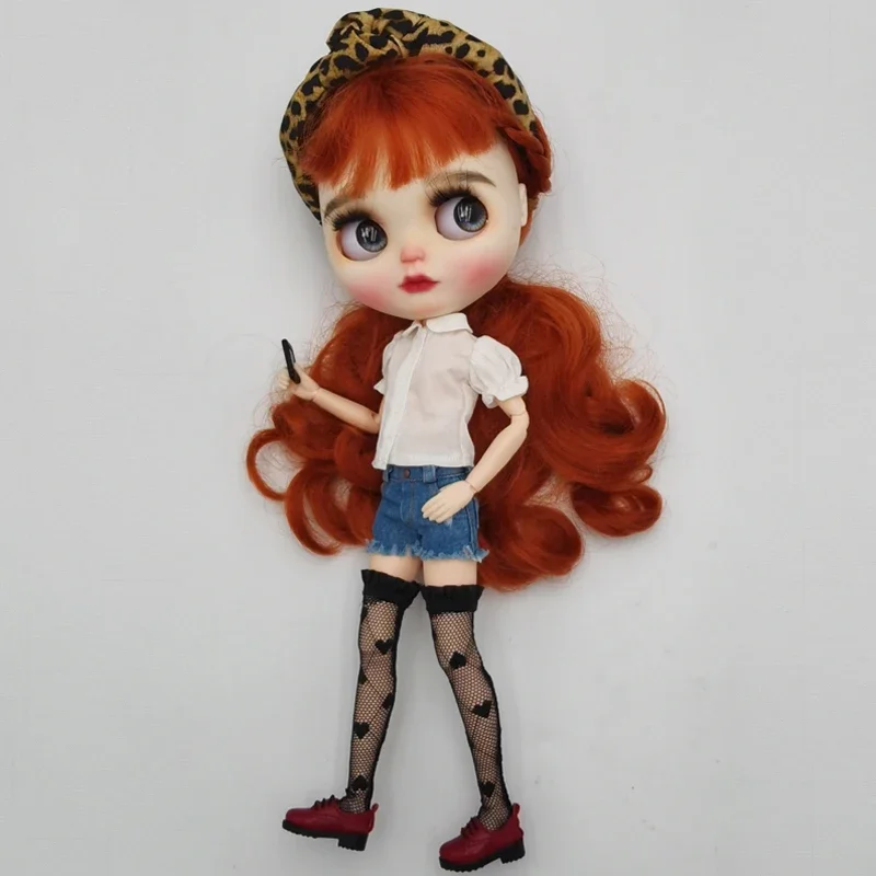 Blythe Doll Blouse Shirt Jeans Short Pants for Doll Shoes Boots OB24 Azone - $17.80+