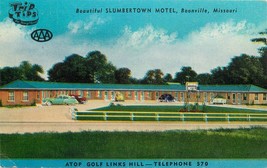Associated Slumbertown Motel Boonville Missouri roadside Postcard 21-2499 - $5.27
