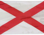 Alabama - 5'X8' Nylon Flag - Nylon, Without Fringe, Grommets, Dyed - $129.60