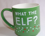 Parker Lane Green Dots What The Elf Christmas Mug Coffee Tea Cup Chocola... - $10.69