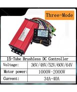 BLDC E-bike Controller 60v 48v 36V 2000w 1000w Electric Scooter Kit LCD ... - $1,361.60 MXN