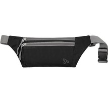 Travelon Fanny Pack Double Zip Waist Pouch Travel Adjustable Belt Bag Bl... - £30.59 GBP