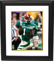 Kendall Wright signed Baylor Bears 8x10 Photo Custom Framed #1 (green jersey cat - $84.95