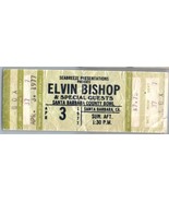Elvin Bishop Ticket Stub April 3 1977 Santa Barbara California - £27.24 GBP