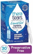 TheraTears Liquid Gel Nighttime Dry Eye Therapy Preservative Free 30 Ct..+ - £20.35 GBP