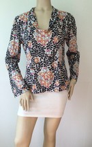 TORY BURCH Cotton Sequined Multi Color Long Sleeve Tunic Top (Size 6) - £23.55 GBP